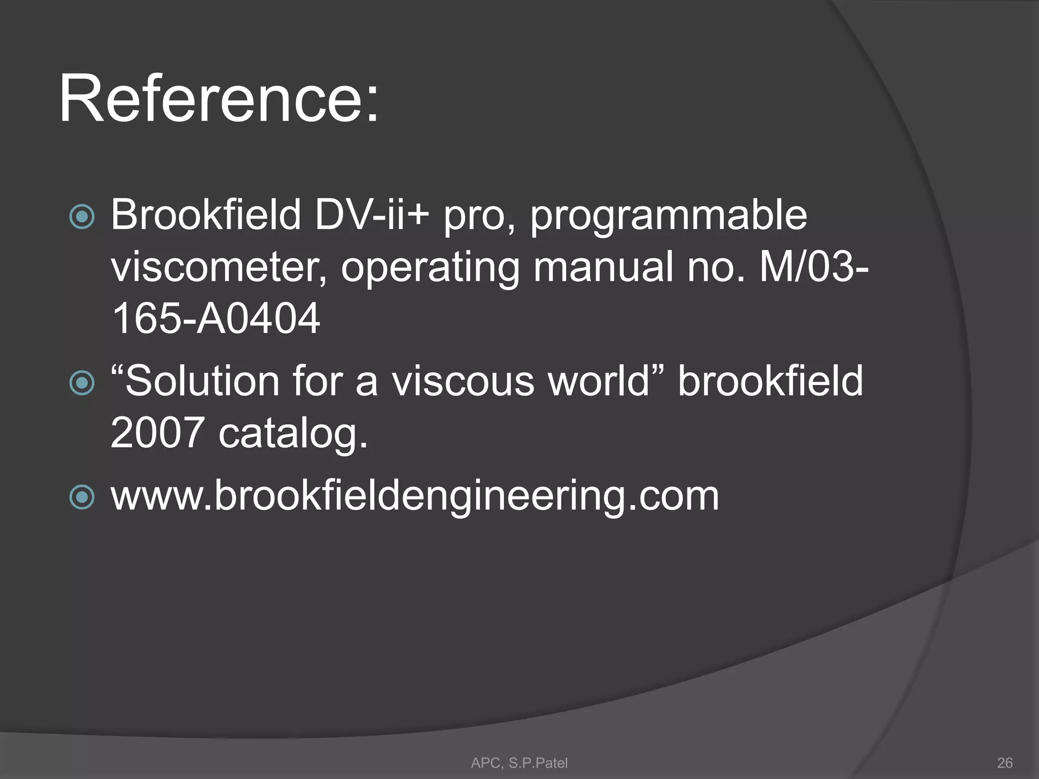 Brookfield SOP and Validation PPTX