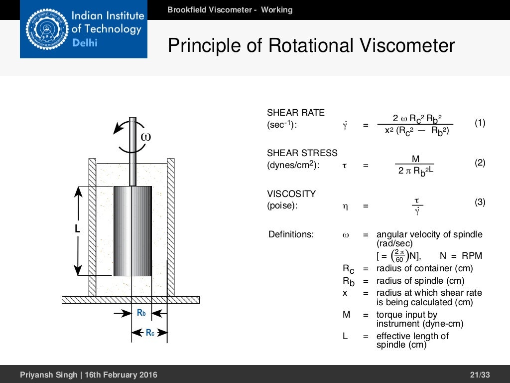 Viscosity of Binder at Elevated Temperature Using Brookfield