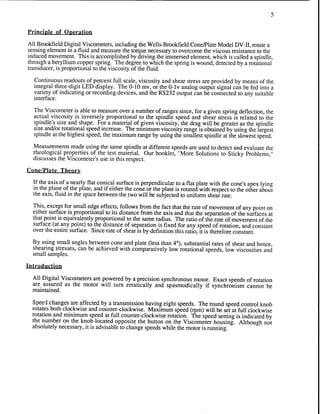 Brookfield viscometer dv-ii manual | PDF