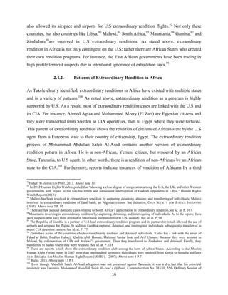 Extraordinary Rendition Map Extraordinary Rendition and Extraterritorial State Obligations in the ...