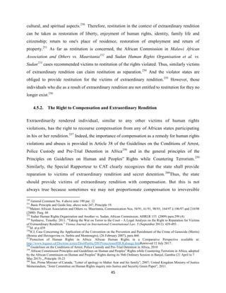 Extraordinary Rendition Map Extraordinary Rendition and Extraterritorial State Obligations in the ...