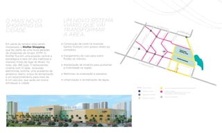 Trechos com alterações previstas (abertura/alargamento)
Binários a implantar
Rua Batista de Oliveira e
Rua José Rangel e Rua Lauro Nogueira
Trechos sem alterações
Semáforos a implantar
Semáforos a centralizar
Rotatória a implantar
Túnel a construir
Av.Eng.SantanaJúnior
R.JúlioAzevedo
R.ValdetárioMota
R.Batista
deOliveiraR.Paulo
M
orais
R.Riachuelo
R.AlmeidaPrado
R.CésarFonseca
R.PriscoBezerra
Av. Alberto Sá
Av. Santos Dumont
R. Lauro Nogueira
R. Fausto Cabral
R. José Rangel
hGf
EVOLUTION
CENTRAL PARK
RIOMAR SHOPPING
R.SólonOnofre
R.Dr.Francisco
Matos
R.JoséCarlos
GurgelNogueira
R.Prof.OtávioLobo
Rua Prof. Otávio Lobo
Construção de túnel na Avenida
Santos Dumont com acesso direto ao
complexo.
Alargamento de ruas para maior
luidez do trânsito.
implantação de binários para aumentar
a mobilidade na região.
Melhorias na sinalização e passeios.
Urbanização e revitalização da lagoa.
UM nOvO SIStEMA
vIárIO qUE vAI
trAnSfOrMAr
A árEA.
Em parte do terreno está sendo
implantado o RioMar Shopping,
que faz parte de uma nova geração
de shoppings do Grupo JCPM. o
RioMar ica em uma posição central e
estratégica e terá um dos melhores e
maiores mixes de lojas do brasil. Ao
todo, são 385 lojas, 11 restaurantes,
cinema com 12 salas, diversões
eletrônicas, boliche, uma academia de
ginástica, teatro, praça de alimentação
e um estacionamento para mais de
6 mil veículos, que serão em breve
entregues à cidade.
O MAIS nOvO
ShOppInG dA
CIdAdE.
 