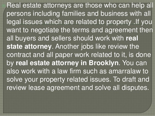Brooklyn real estate attorney - 웹