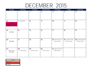 Brooklyn School Calendar 2015 2016 | PPT