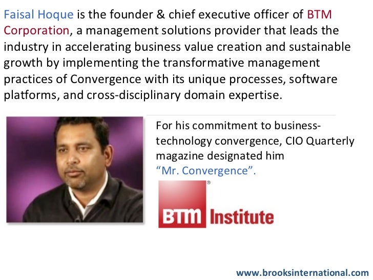 Brooks International Speakers Bureau Exclusively Represents Faisal