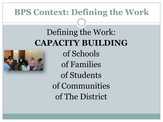 Parents and school staff should be equal partners in the education of children 