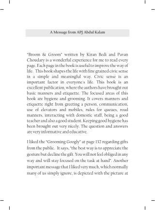 Broom & Groom - co author Kiran Bedi and Pavan Choudary