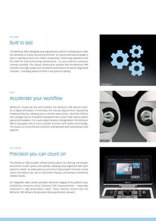 Haag-Streit Refractor 900 product brochure | PDF