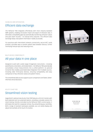 Haag-Streit Refractor 900 product brochure | PDF