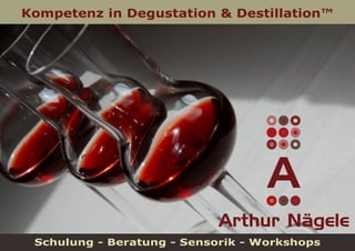 Kompetenz in Degustation & Destillation™




 Schulung - Beratung - Sensorik - Workshops
 