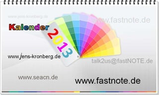 BüroService Kronberg Jahreskalender 2013