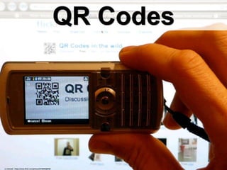 QR Codes
cc: CoCreatr - https://www.flickr.com/photos/22746936@N02
 