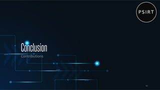 Conclusion
Contributions
82
 