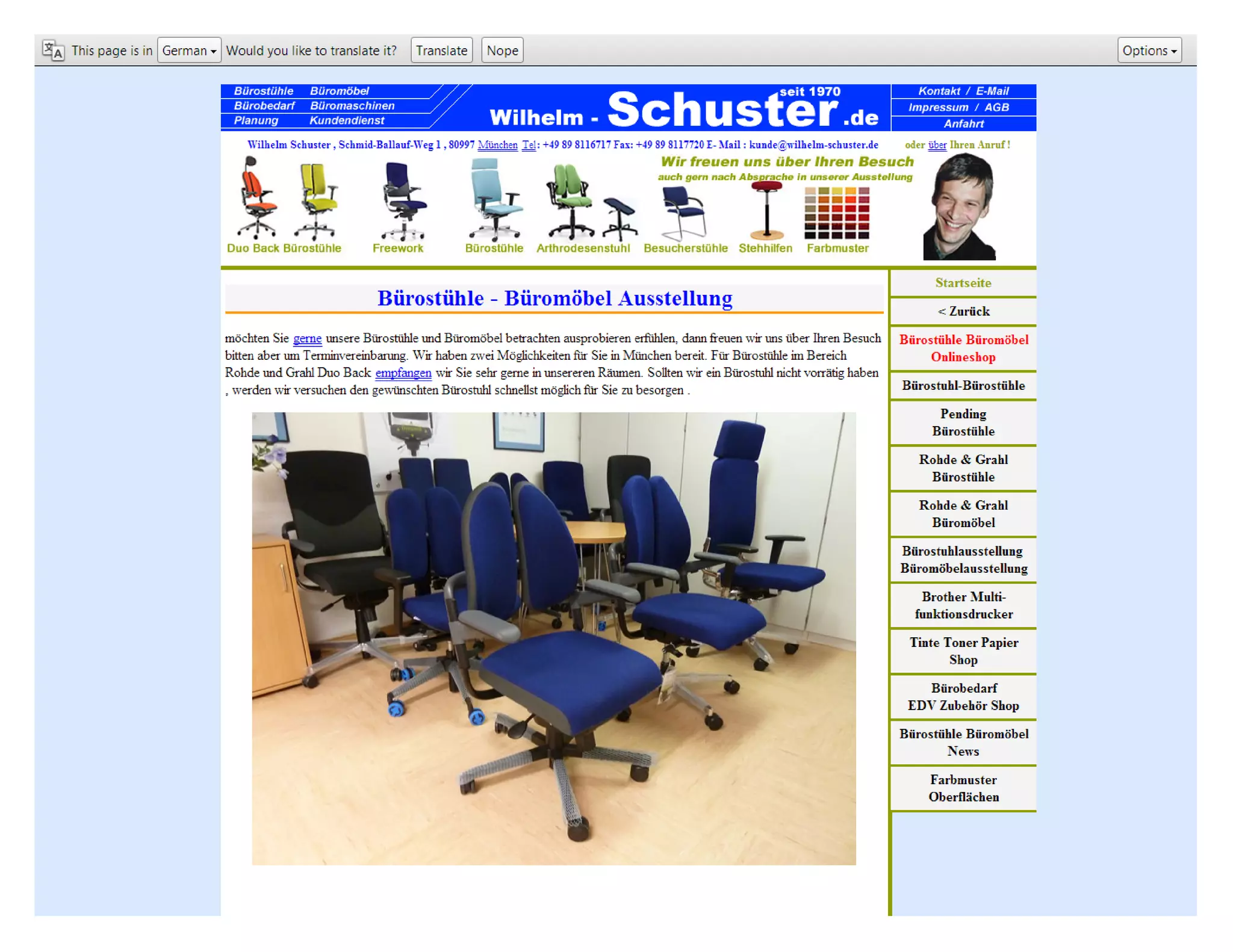 Bürostühle - Büromöbel Ausstellung