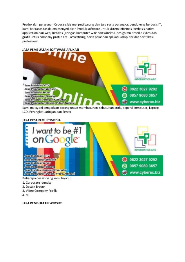 Jasa Pembuatan Website Murah Malang