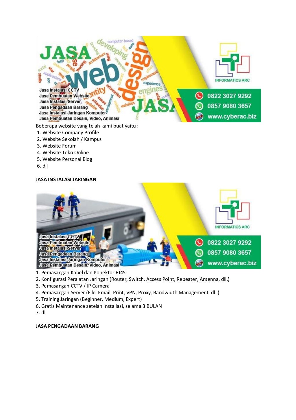 Jasa Pembuatan Website Landing Page