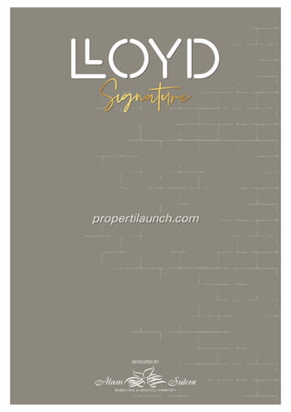 e-Brosur Apartemen LLOYD Signature Alam Sutera