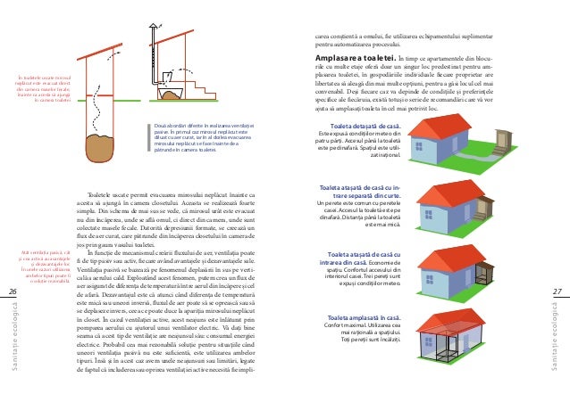 SanitaÈia EcologicÄ ConcepÈia Ecosan Toaletele Uscate Cu Colectar