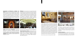 59
Muzeul Școlii de Arhitectură. Infiinţat în anul 1982,
muzeul expune obiecte şi documente reprezentative
pentruînvăţământulromânescdearhitectură(diplomele
primilor arhitecţi români, acte emise de autorităţi privind
învăţământul de arhitectură, documente ale Şcolii
Superioare de Arhitectură, proiecte ale studenţilor),
precum şi alte exponate legate de evoluţia arhitecturii:
machete ale unor monumente şi construcţii celebre,
fragmente de ornamente şi feronerie recuperate din
demolările anilor ‘80 etc. Muzeul UAUIM reflectă istoria
arhitecturii pe teritoriul României, fiind singurul muzeu
de acest gen din țară. Muzeul cuprinde spații destinate
expoziției permanente, gliptotecii și pinacotecii.
http://muzeul.uauim.ro/ro/proiecte?start=1080
Spaţii expoziţionale. Expoziţii ale proiectelor realizate
de studenţi şi importante expoziţii de arhitectură şi
artă se organizeaza in spatiul de la parterul corpului
dinspre str. Academiei, în turnul școlii vechi, în holurile
universității și în Galeria Arhitecți Români Creatori de
Patrimoniu.
Căminele studenţeşti. Sunt situate în Bd. Lacul Tei nr.
116-118 (470 locuri) şi în Bd. Carol nr. 19 (cca. 35 locuri).
În strada Splaiul Independenţei nr. 303 se află câteva
locuri de cazare aferente programelor Erasmus, IAESTE.
Universitatea de Arhitectură şi Urbanism “Ion
Mincu”îşiaresediulînBucureștilângăPiaţaUniversităţii,
pe str. Academiei nr.18-20. Clădirea actuală, ocupând
întreaga insulă dintre străzile Academiei, Edgar Quinet şi
Biserica Enei, cuprinde trei corpuri. Cel mai vechi dintre
acestea, monument de arhitectură, a fost realizat în
perioada 1916-1927, după proiectul arhitectului Grigore
Cerchez, figură marcantă a arhitecturii româneşti de la
cumpăna secolelor XIX-XX.
Ateliere, săli de curs, laboratoare (Informatică,
Materiale de Construcţii, Tehnologie Arhitecturală,
Restaurare, Machete, Studiul Iluminatului Arhitectural).
Centrul de plotare-copiere, librărie de specialitate,
papetărie situate la parterul și subsolul clădirii din Str.
Academiei nr.18-20.
Biblioteca. Cea mai veche şi mai complexă bibliotecă de
specialitate din ţară, înfiinţată în anul 1912, prin donaţiile
primilor profesori ai şcolii. Printre cele dintâi donaţii se
numără colecţiile personale ale unor arhitecţi şi ingineri
ca Ion Mincu, Grigore Cerchez, Paul Smărăndescu, Ermil
Pangratti - primul rector al Şcolii. Cuprinde cca 200.000
de publicaţii de arhitectură, construcţii, urbanism,
design, artă, istorie, filozofie, sociologie, matematică
etc. și are două săli de lectură modern echipate.
https://www.uauim.ro/informare_documentare/biblioteca/
EdituraUniversitară„IonMincu”.Infiinţatăîn2001,editura
publică lucrări care privesc activitatea didactică (cursuri,
breviare), lucrări de arhitectură şi urbanism ale cadrelor
didactice, lucrări ale studenţilor (cataloage de proiecte,
lucrări ştiinţifice), precum şi revista “Analele Arhitecturii”.
http://editura.uauim.ro/
 