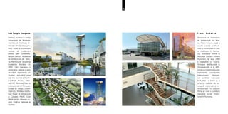 73
F r a n z E c h e r i u
Absolvent al Institutului
de Arhitectură Ion Min­
cu, Franz Echeriu după o
scurtă carieră profesio­
nală și universitară în țară,
se stabilește în Germa­
nia. Activează intens la
Asociaţia Locuire Urbană
Munchen, iar anul 1989
îl regăseşte în Austria.
Perioada desfăşurată la
Schwaighofer şi la ATP-
Innsbruk înseamnă lucrări
importante coordonate
îndeaproape. Palmare­
sul lucrărilor executate
în Austria s-a extins cu o
serie de realizări de an­
vergură națională și in­
ternațională, în prezent
firma pe care o conduce
realizând lucrări impor­
tante în România.
Dan Sergiu Hanganu
Arhitect, profesor în cadrul
Universității din Montréal,
membru al Ordinului Ar­
hitecților din Quebec, pro­
fesor invitat la numeroase
instituții de învățământ
printre care: Universita­
tea din Detroit, Academia
de arhitectură din Vero­
na, Membru de onoare al
Academiei Române din
2003. Dan Hanganu a
proiectat și realizat o serie
de clădiri importante din
Quebec, incluzând aripa
cea mai recentă a Pointe-
à-Callière Museu, clădi­
rea HEC Montréal, Sala de
concerte Hall of Rimouski,
Școala de design UQAM.
Distincții: Medalia Institu­
tului Regal de Arhitectură
al Canadei, RAIAC Gold
Medal pentru întreaga ca­
rieră, Ordinul Național al
Quebec.
 