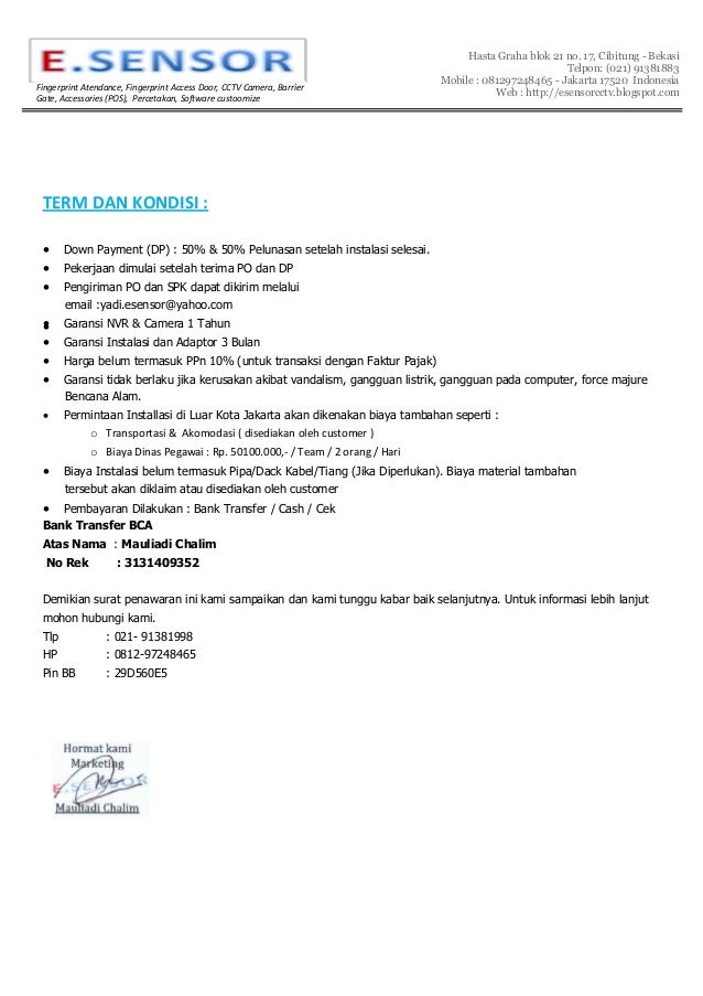 Contoh Brosur Penawaran Cctv Terkini Contoh Brosur Penawaran Cctv Terkini