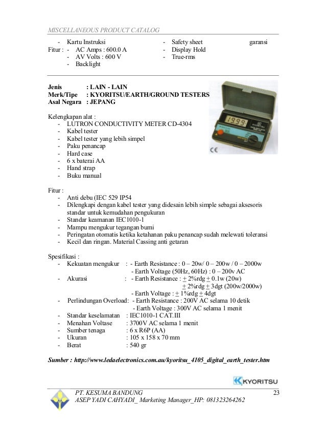 Brosur dan katalog jual alat survey pemetaan asep yadi Brosur dan katalog jual alat survey pemetaan asep yadi