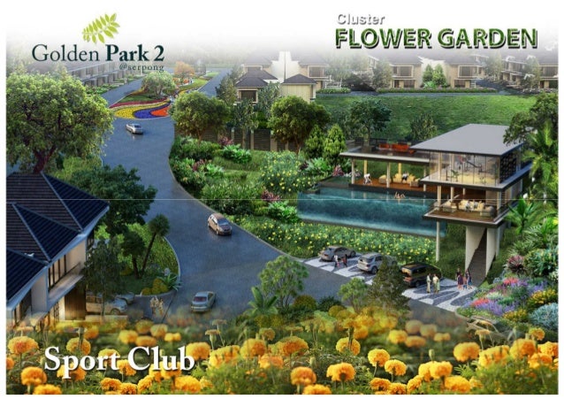 Brosur Golden Park 2 Serpong Cluster Flower Garden Ext