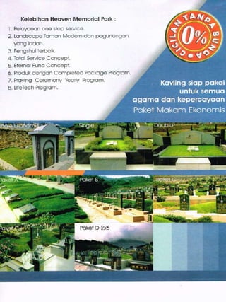 Brosur heaven memorial park