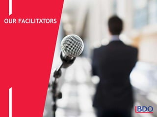 Page 17
OUR FACILITATORS
 