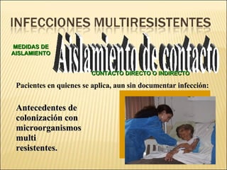 Brote Hospitalario de Infecciones Multirresistentes