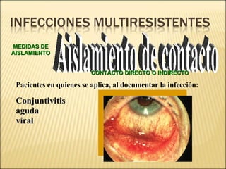 Brote Hospitalario de Infecciones Multirresistentes