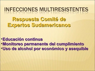 Brote Hospitalario de Infecciones Multirresistentes