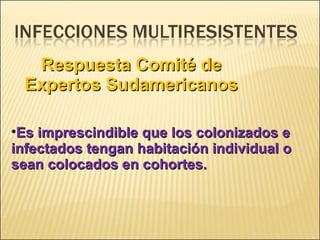 Brote Hospitalario de Infecciones Multirresistentes