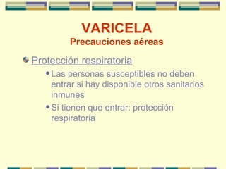 Brote nosocomial varicela