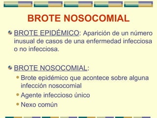 Brote nosocomial varicela