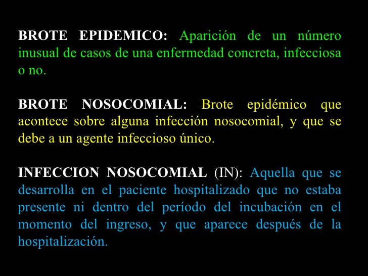 Brote Y Brote Nosocomial Brote Y Brote Nosocomial