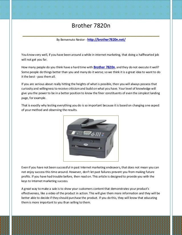 Brother 7820n cartridge Brother 7820n cartridge