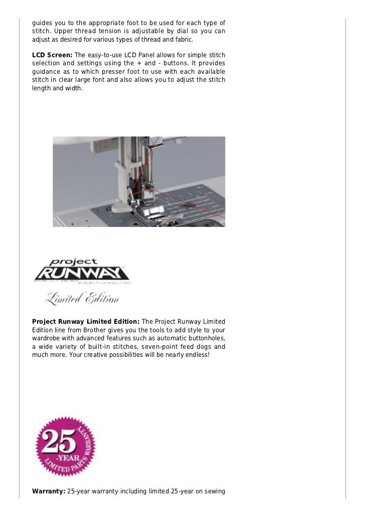 Brother cs5055 prw sewing machine