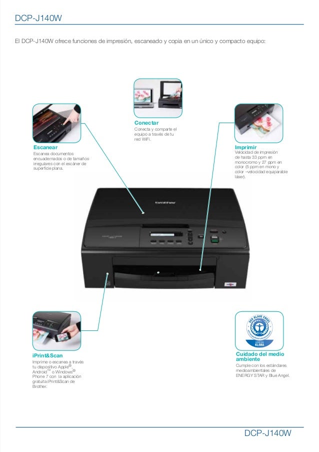Brother dcp j140