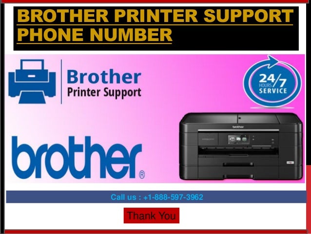 Brother Printer Technical Support Phone Number +1-888-597-3962