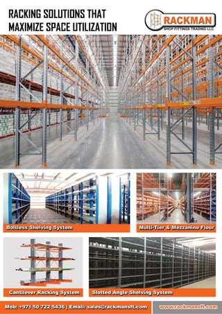 Rackman Dubai Rackman Shop Fittings Trdg | PDF