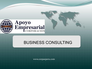 www.corpaeperu.com
BUSINESS CONSULTING
 