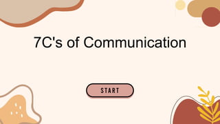 7C's of Communication | PPT