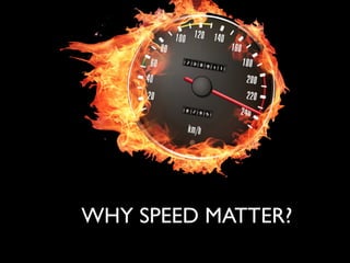 WHY SPEED MATTER?
 