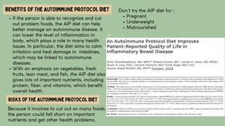 Role of Nutrition in Autoimmune diseases | PDF