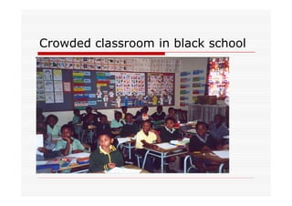 Crowded classroom in black school
 