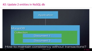 #2: Update 2 entities in NoSQL db
6/13/2016 T-MobileConfidential11
 