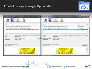 Proof of concept – Images Optimization
taking web user experience to the next level @draskolnikova @idkurniawan
 