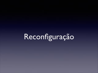 Reconﬁguração

 