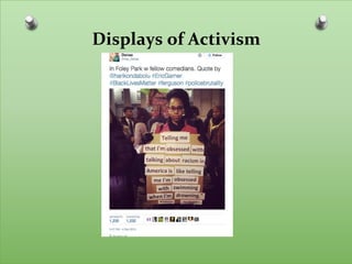 #BlackLivesMatter: The Evolution of Collective Identity | PPTX